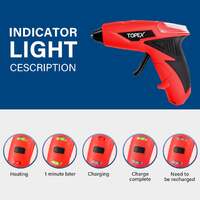 Topex 4v cordless soldering iron glue gun nail gun w/ charger