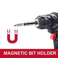 Topex 32-piece cr-v security screwdriver bit set with belt clip magnetic driver kit