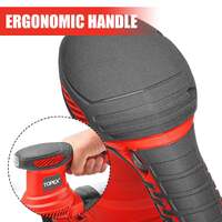Topex 300w random orbital sander polisher variable speed +15pcs sand papers