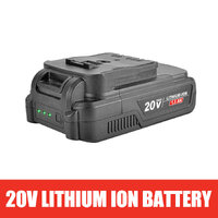 TOPEX 20V Lithium-Ion Cordless Drill Driver Impact Hammer drill w/ Battery Charger