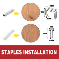 TOPEX 4V 2in1 Cordless Electric Stapler Tacker Nail Gun Li-Ion 3K Staples Nails