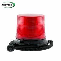 Large LED Beacon Magenta Magnetic Base 12-24V