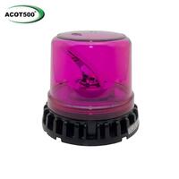 Titan Class 1 Amber LED Clear Lens Rotating Beacon 12-24V Hardwire