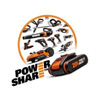 WORX 20V Cordless Brushless Jigsaw with 2Ah POWERSHARE Battery & Charger - WX542.B