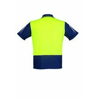 Syzmik Mens Hi Vis Zone Polo Yellow/Black Small