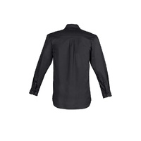 Syzmik Mens Lightweight Tradie L/S Shirt Blue Small