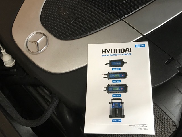 Hyundai Smart Battery Charger 6-12-24V 15AMP