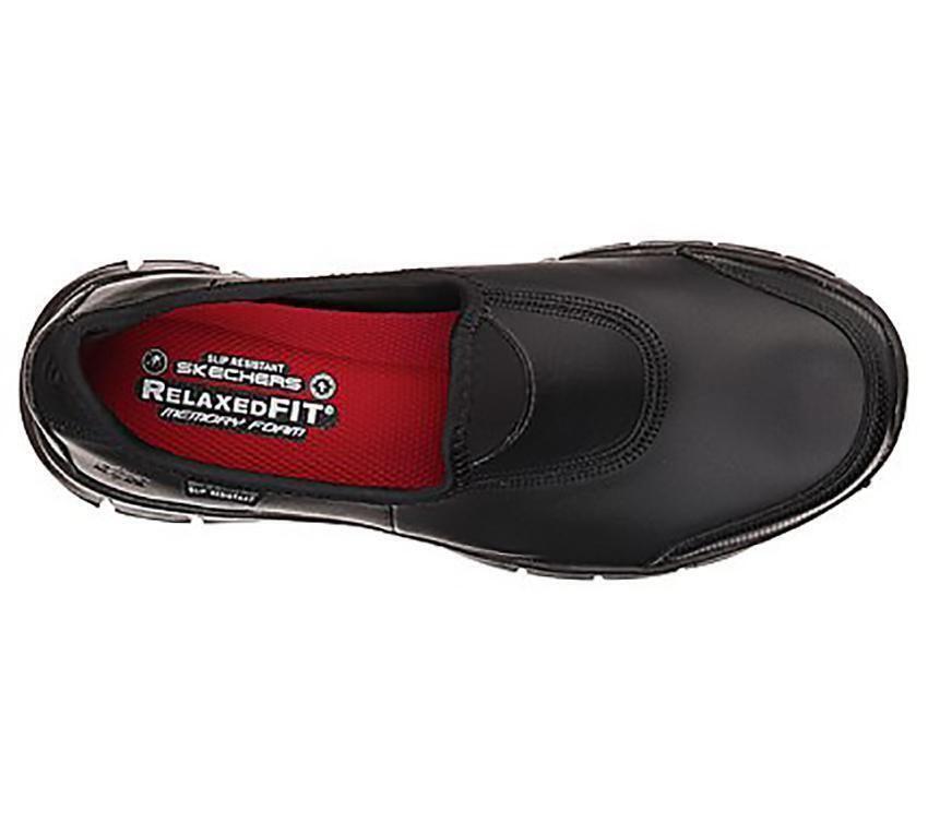 Skechers relaxed fit memory foam womens slip best sale resistant