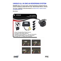 PARKSAFE 4 Rear Parking Sensors & AV Camera Input