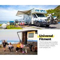 MOBI Caravan Picnic Camping Folding Outdoor Table 800 x 450mm Motorhome RV
