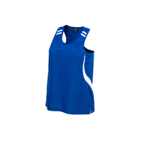 Kids Flash Singlet White/Black 16