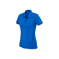 Ladies Cyber Polo Navy/Silver 24