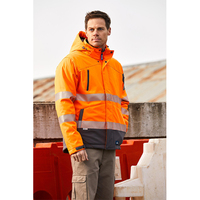 Rainbird Workwear Jones Softshell Coat XS Fluoro Orange/Charcoal