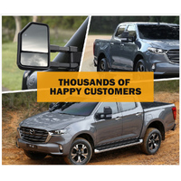 San Hima Extendable Towing Mirrors for Mazda BT-50 BT50 TF Series JUL 2020-On