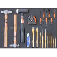 SP Tools 307 Piece 15 Drawer Custom Tool Kit - Black Metric/SAE SP50105X