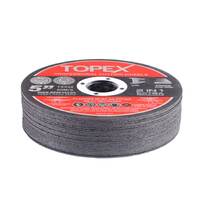 Topex 50-piece 125mm 5" professional cutting wheels discs 2 in 1 steel inox ultra thin