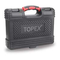 Topex 65-piece household hand tool set home auto repair kit premium quality