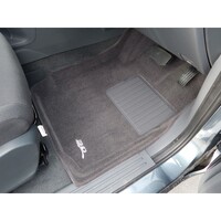 3D Carpet Mats for Ford Ranger Dual Cab PX PX2 PX3 2011-2021 Front & Rear Colour Black