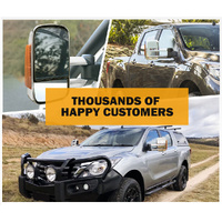 SAN HIMA Pair Towing Mirrors for Mazda BT-50 2012 to Mid-Year 2020 W/ Indicators