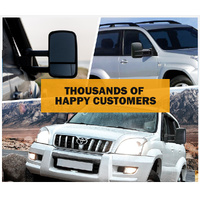 SAN HIMA Pair Towing Mirrors for Toyota Prado 120 Series 2002-2009