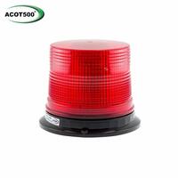 Large LED Beacon Magenta Magnetic Base 12-24V