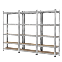 Sharptoo 3x1.5m Garage Shelving Shelves Warehouse Racking Storage Rack Pallet