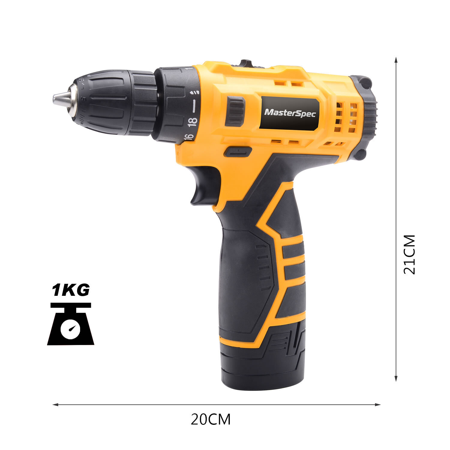 Black & Decker 12V Lithium Drill with 2 Batteries