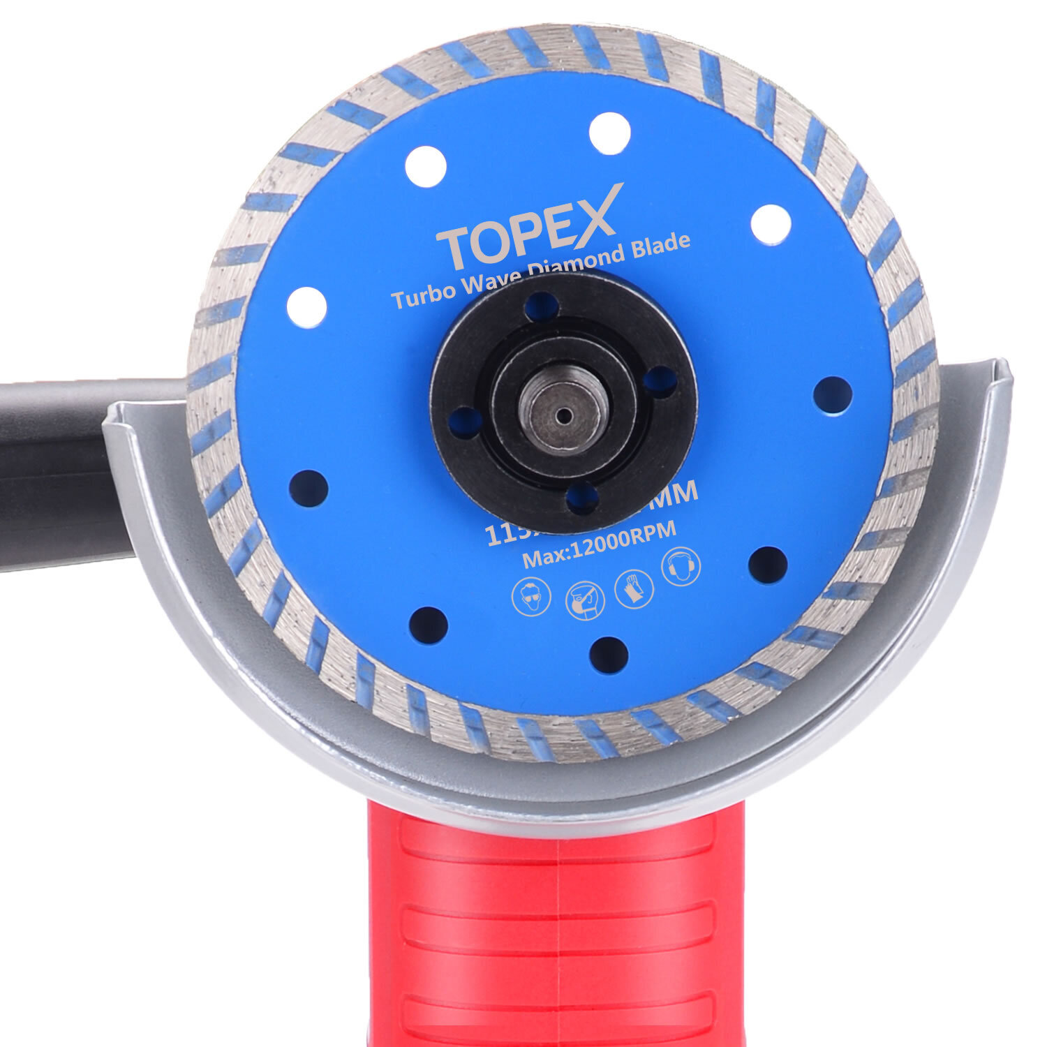 TOPEX 900W 125mm 5'' Angle Grinder w/ 20PCs 115mm Combo Discs Cut Grind Polish