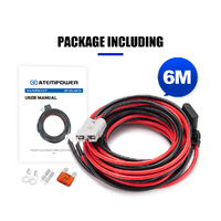 ATEM POWER 50A Wiring Kit 12V 6m Anderson Style Plug Battery Cable Quick Connect
