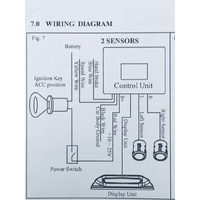 Front Parking Sensors with LED Display*