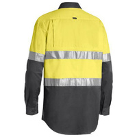 Taped Hi Vis Cool Lightweight Shirt Lime/Charcoal Size S