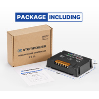 ATEM POWER 20A 12V/24V MPPT Solar Charge Controller
