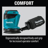 Makita 18V 125mm Random Orbital Sander (tool only) DBO180Z