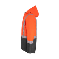 Rainbird Workwear Harvey Parka Fluoro Small Fluoro Orange/Charcoal