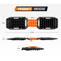 BUNKER INDUST Recovery Tracks Sand Track Black 15T 4WD Car Accessories 4x4