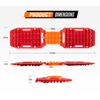 BUNKER INDUST Recovery Tracks Sand Track Red 15T 4WD Car Accessories 4x4