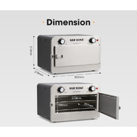 SAN HIMA 12V 120W Travel Oven Portable Stainless Steel 180 C Max temperature 4WD