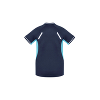 Ladies Renegade Tee Royal/Navy/Fluoro Orange 8