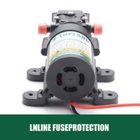 Topland 12v portable diaphragm water pump with safety accessories pressure self priming