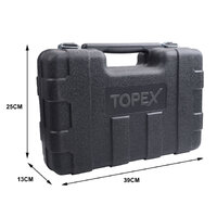 TOPEX 20V 125mm Cordless Angle Grinder 3.0Ah w/ 2 Batteries