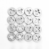 40 PCs Imperial Tap and Die Set Screw Thread Drill Kit Pitch Gauge M3-M12