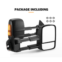 San Hima Extendable Towing Mirrors For Mazda BT-50 BT50 TF Series JUL 2020-Current