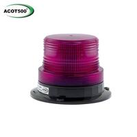 Small 4 LED Beacon Amber Hardwire 12-24V