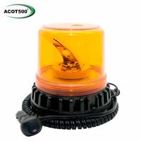 Titan Class 1 Amber LED Clear Lens Rotating Beacon 12-24V Hardwire