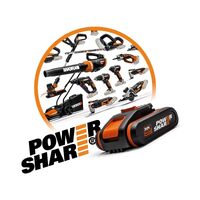 WORX 20V Cordless JigSaw Kit incl. POWERSHARE Battery & Charger - WX543.B