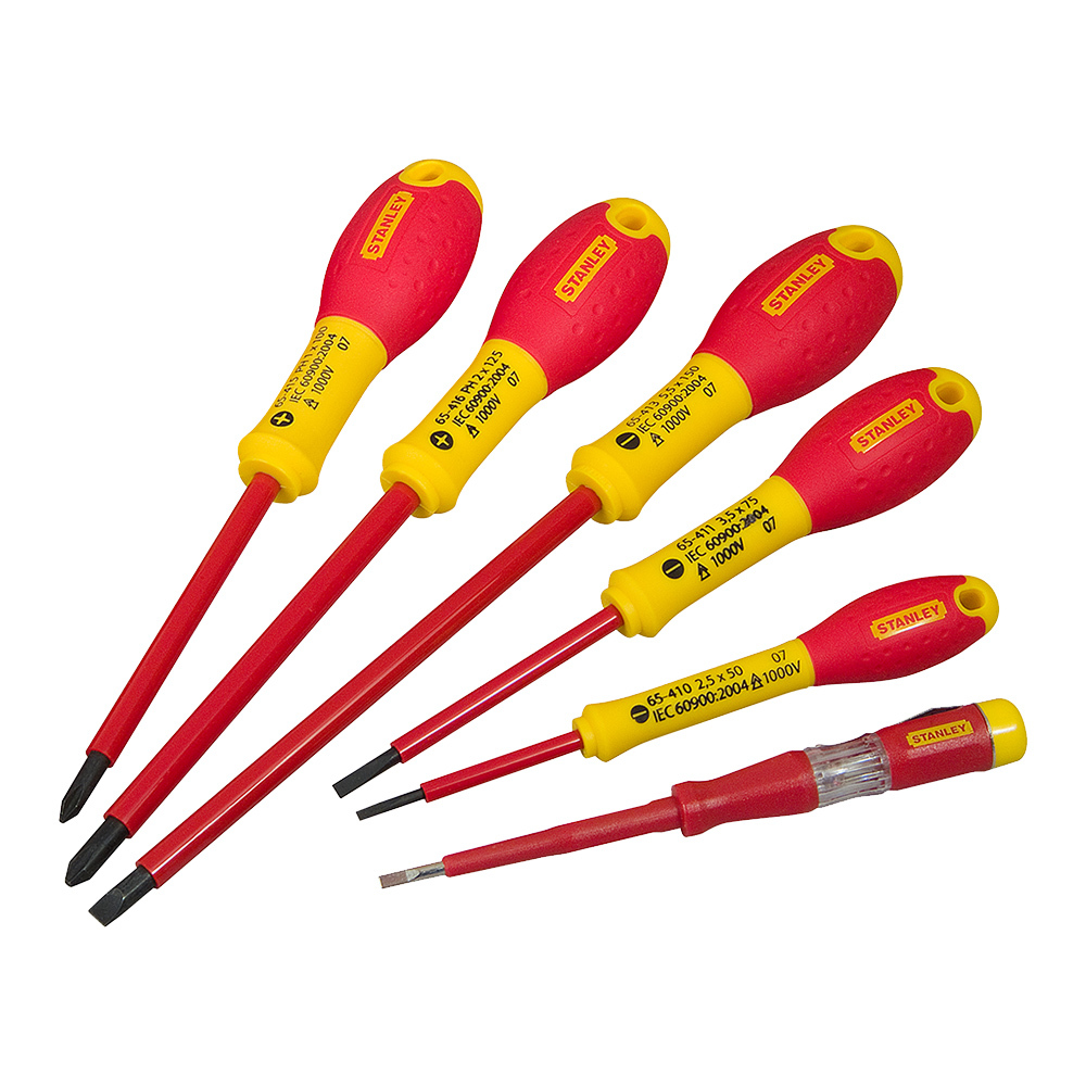 VDE Slotted Screwdriver 2.5 x 75mm Milwaukee Hand Tools 