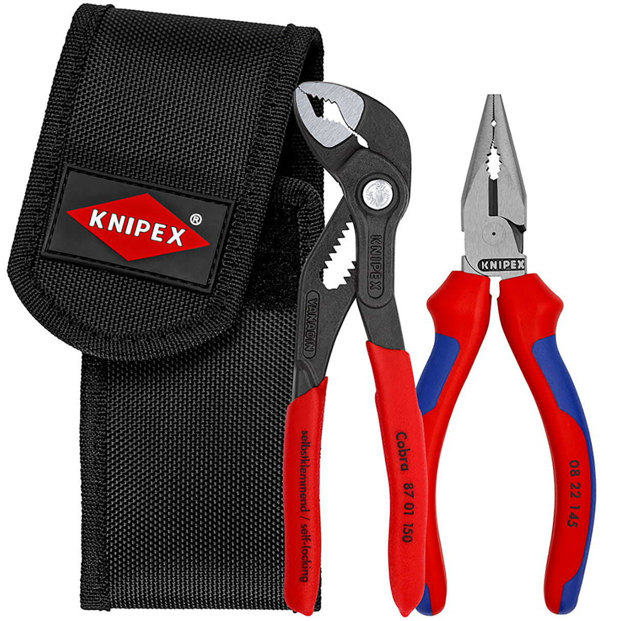 Knipex Mini Plier Set in Belt Pouch 002072V06