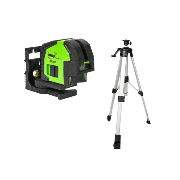 2 YEAR WARRANTY Details about   IMEX LX22G GREEN BEAM CROSSLINE LASER WITH PLUMB SPOT 