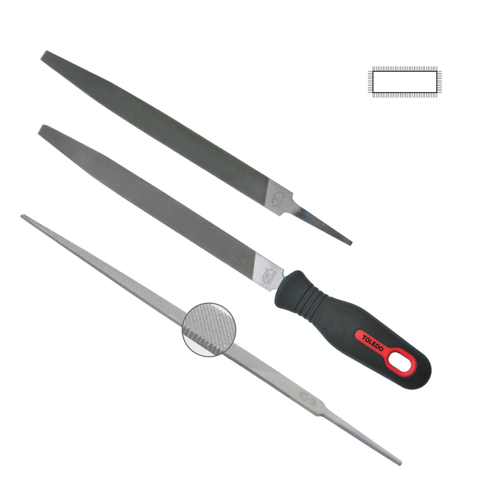 Toledo 100mm Warding File Second Cut 04WF02CD | tools.com