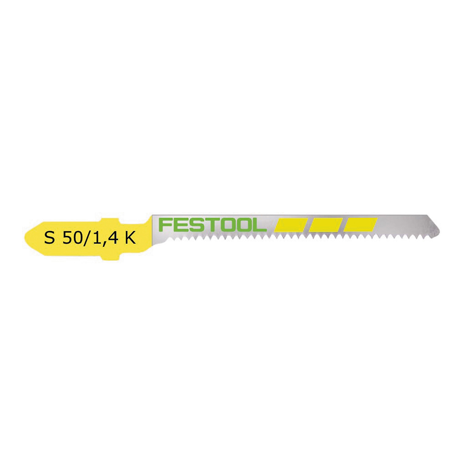 Festool Curved Cut Jigsaw Blade S 75mm x 1.4mm K - 5 Pack 204267